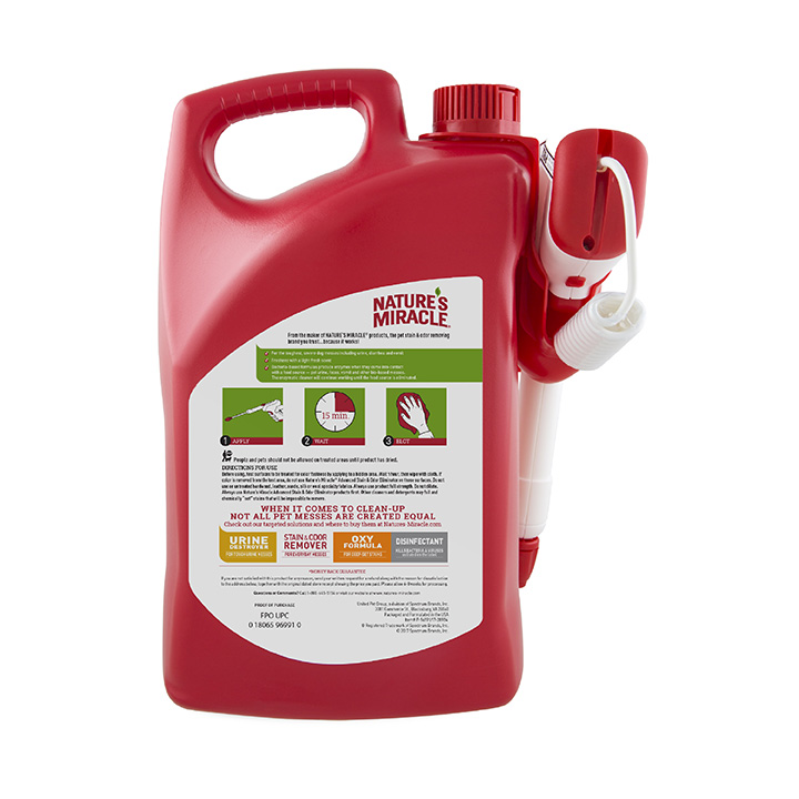 Nature's miracle advanced stain and odor remover gallon discount